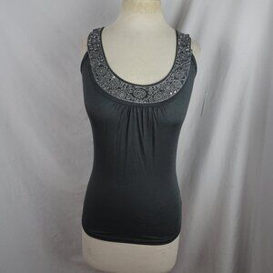 Y2K Twenty One Tank Top with Sequin Size M